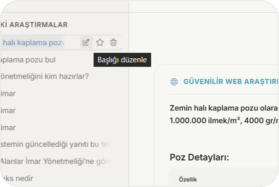 Araştırma Başlıklarını Özelleştirin